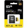 Карта памяти Silicon Power 256GB microSDXC class 10 UHS-I U3 V30 A1 Inspire (SP256GBSTXLA2V1NSP)