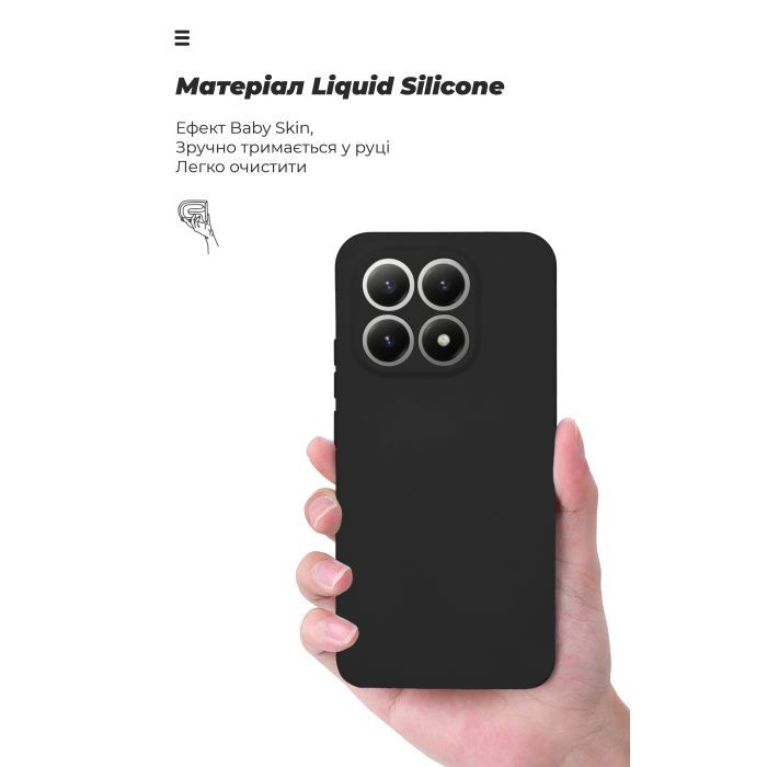 Чохол до мобільного телефона Armorstandart ICON Xiaomi 15T 5G Black (ARM86985) зображення 7