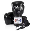 Боксерские перчатки Fairtex BGV5 Black 10 унцій (бинти в комплекті) (BGV5_10oz_Black)