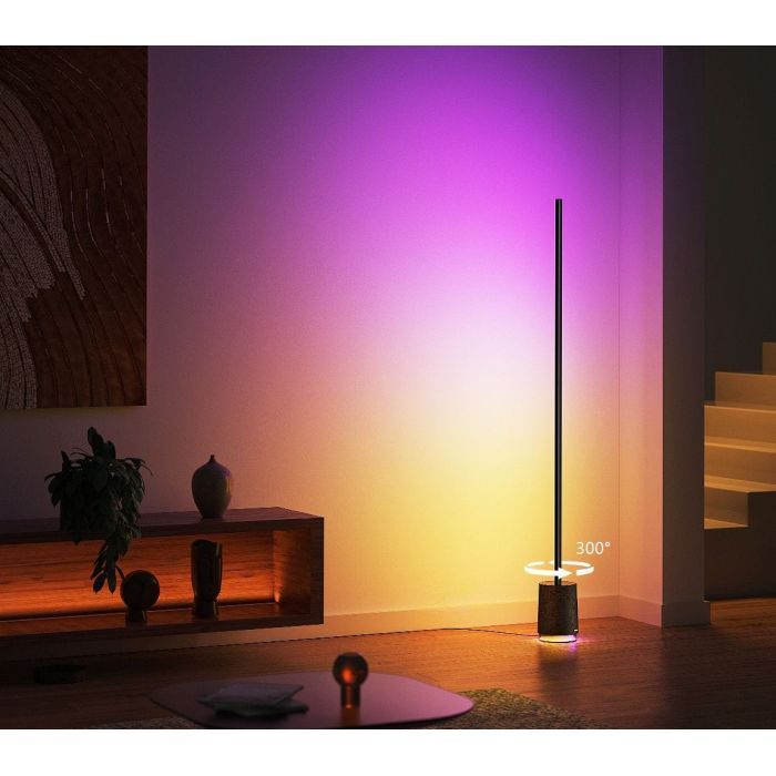 Торшер Govee H6079, 1500Lm, RGBICW, with speaker, WI-FI/Bluetooth, black (H6079312) зображення 4 Торшер Govee H6079, 1500Lm, RGBICW, with speaker, WI-FI/Bluetooth, black (H6079312) зображення 4