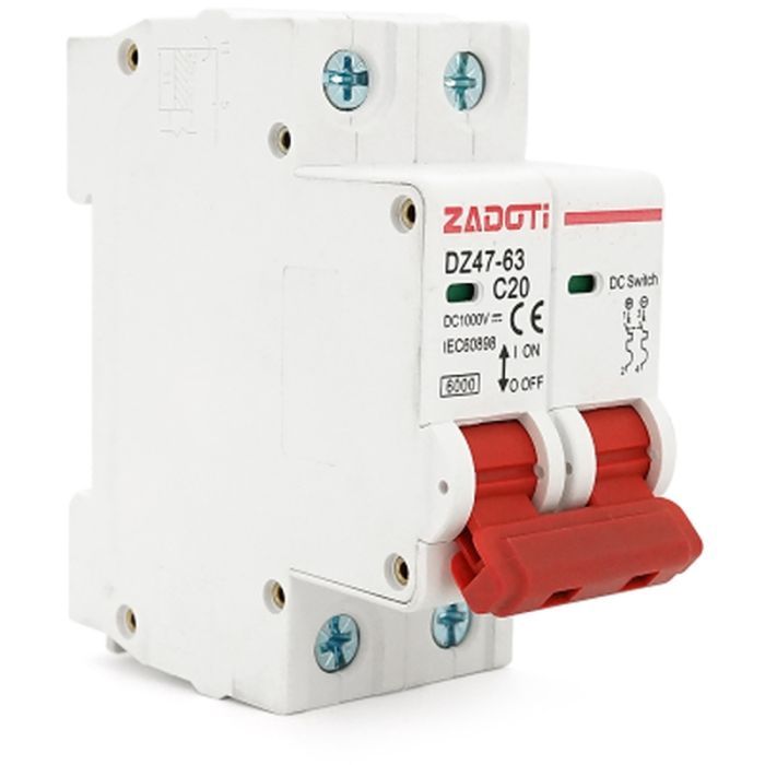 Автоматический выключатель ZADOTI DZ47-63C20