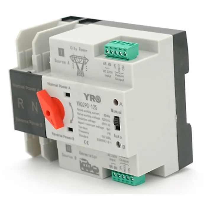 Автоматичний вимикач YRO YRQ2PC-125-2P