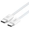 Дата кабель USB-C to USB-C 1.0m 60W white XO (NBQ273_C_White) изображение 2