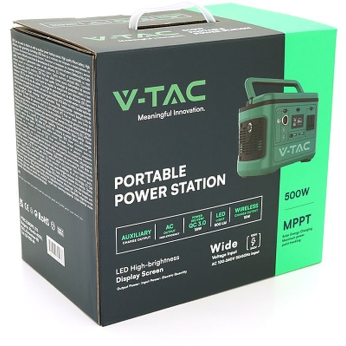 Зарядна станція V-TAC 500W, 568Wh (VT-606) зображення 7
