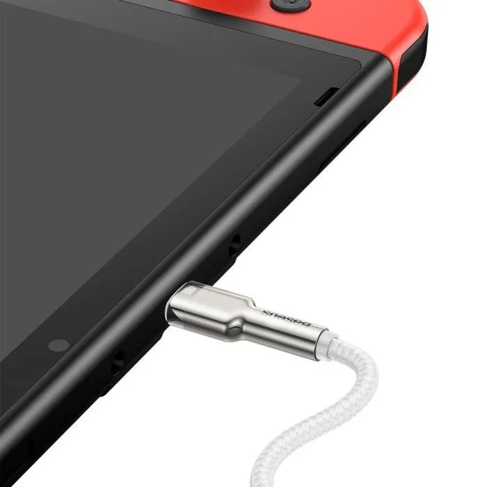 Дата кабель USB-C to USB-C 1.0m 100W metal white Baseus (CATJK-C02) изображение 3
