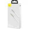 Дата кабель USB-C to USB-C 1.0m 100W metal white Baseus (CATJK-C02) изображение 5