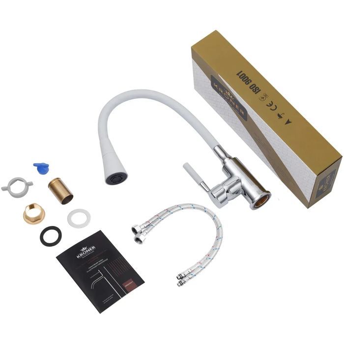 Смеситель Kroner Kuche-C132WHI (CV033128) изображение 8