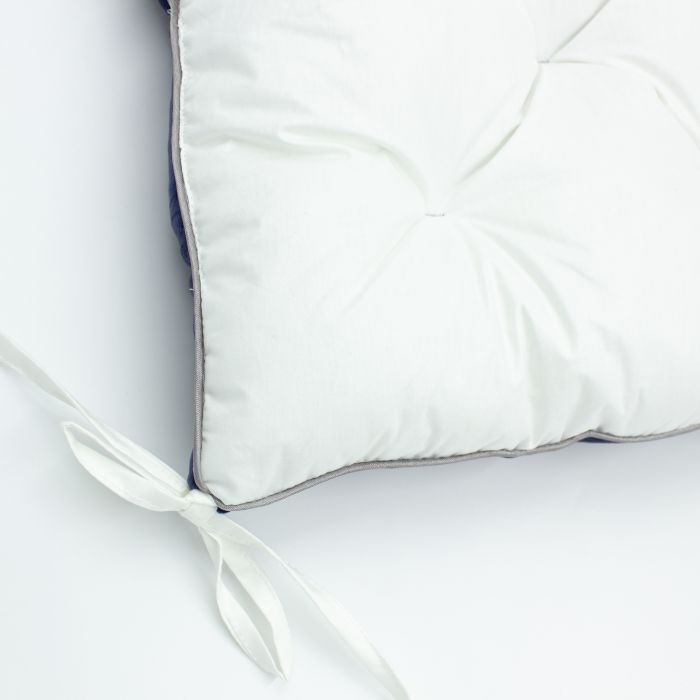 Подушка на стілець MirSon 28-0006 Navy blue Velvet 40х40 см (2200006185901) зображення 4