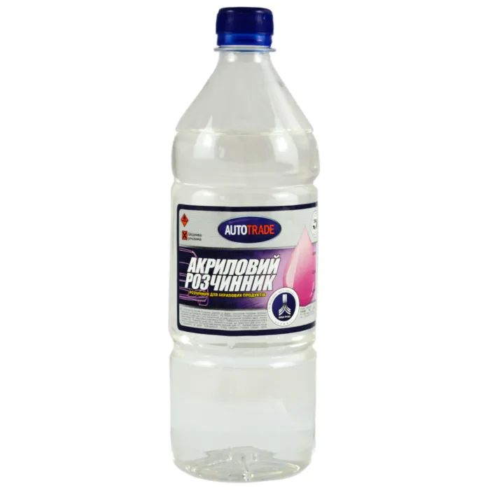 Растворитель для автокраски Autotrade акриловий 1л