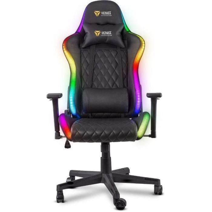 Крісло ігрове YENKEE YGC 300RGB STARDUST RGB Black (45015755)