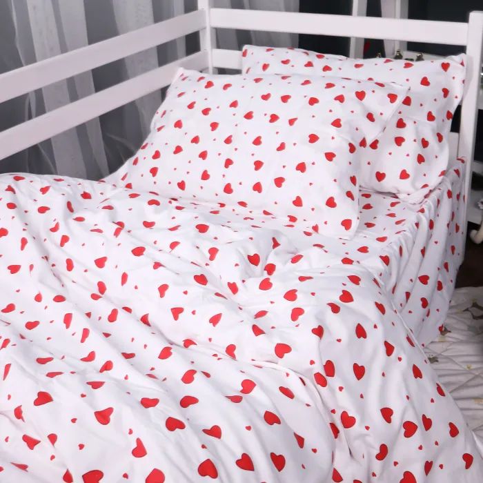 Постельное белье MirSon 015 Love Фланель 143х210 полуторный (2200009652608) изображение 2