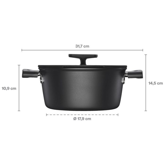 Кастрюля Fiskars Hard Face 3,5 л (1075526) изображение 4