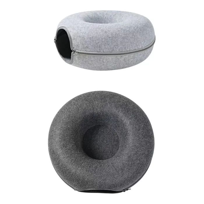 Лежак для животных Lapka Интерактивный тоннель M серый (LPK-05-01) изображение 10