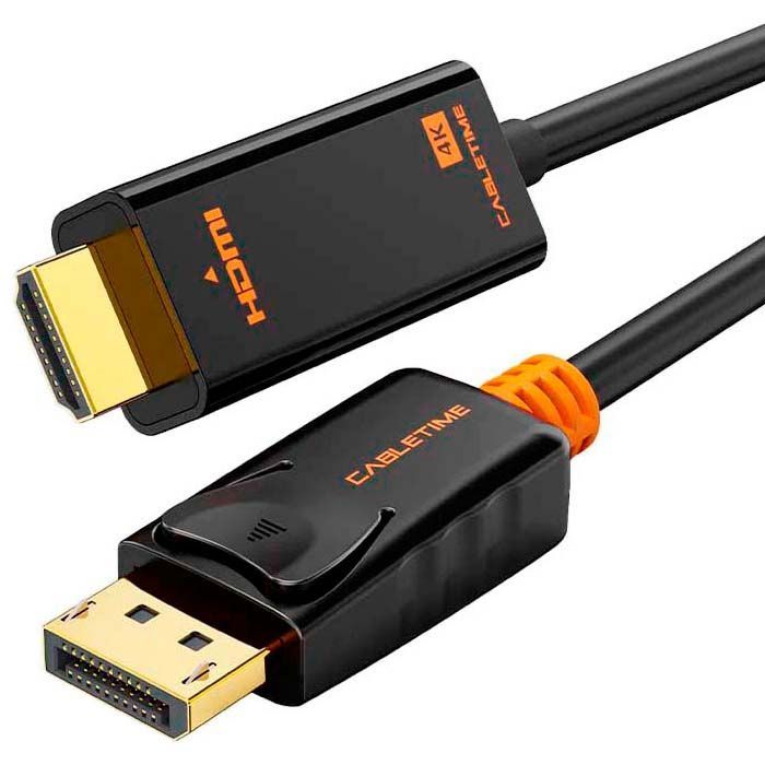 Кабель мультимедийный DisplayPort M to HDMI M 1.8m V1.2 4K60Hz Cabletime (CA915316)