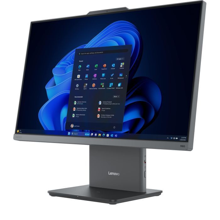 Компьютер Lenovo ThinkCentre AiIO neo 50a 24 G5 / i5-13420H, 8, 512, WF, KM (12SC000NUI) изображение 3
