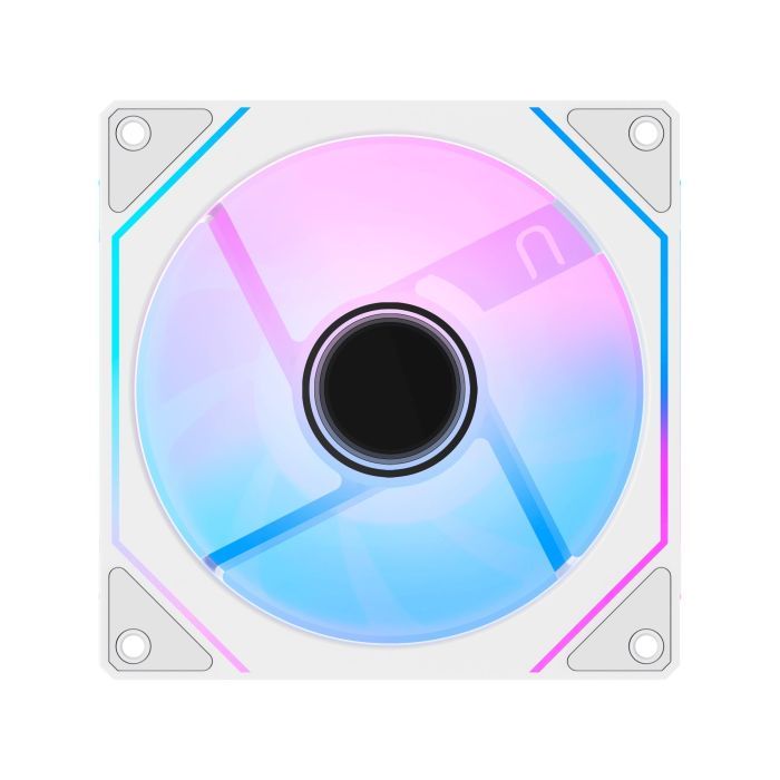 Кулер для корпуса OCYPUS GAMMA F12 WH ARGB REVERSE BLADE (GAMMA-F12-WH1AM01X-GL) изображение 2