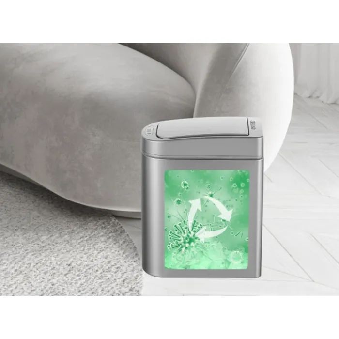 Контейнер для мусора Xiaomi Ninestars Gem Black (DZT-7-2 Gem Black) изображение 9