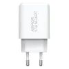 Зарядний пристрій Armorstandart 1xUSB-C PD25W + 1xUSB QC3.0 GaN white (ARM87066)