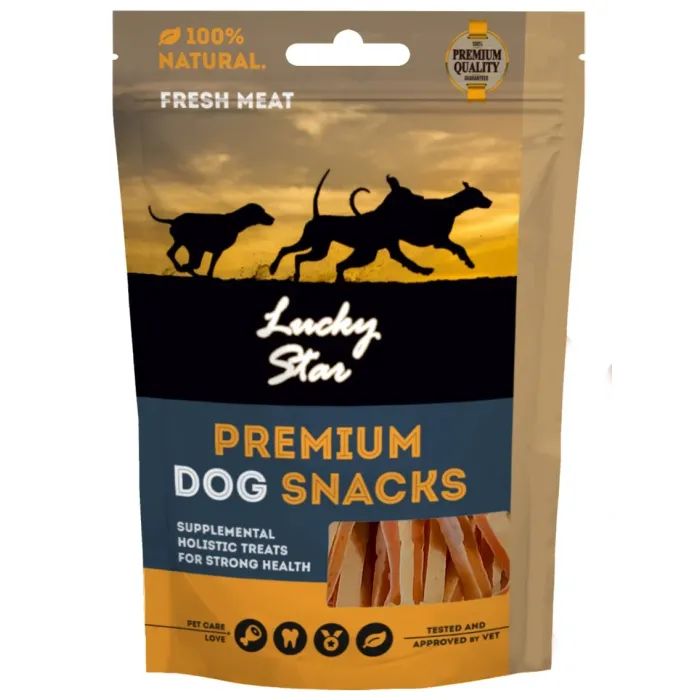 Ласощі для собак Lucky Star Сендвіч-палочки з качки та тріски 85 г (4820281500183)
