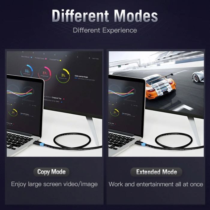 Кабель мультимедийный HDMI M to HDMI M 15.0m 4K30Hz black Vention (AACBN) изображение 9