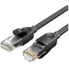 Патч-корд 3м, UTP cat 6 RJ-45 black Vention (IBNBI)