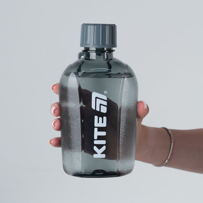 Пляшка для води Kite 650 мл сіра (K25-1240-1) зображення 5