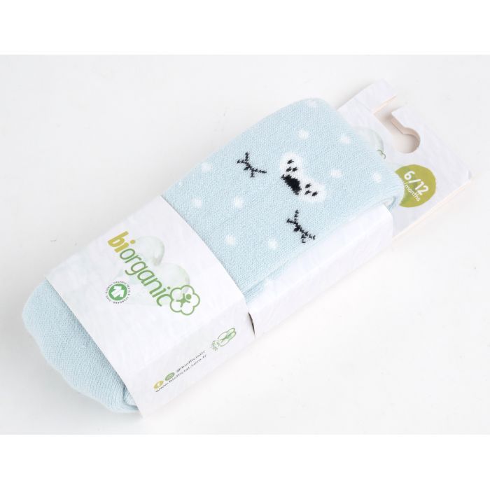 Колготки дитячі Bibaby махрові в горошок (68415-62-gray)