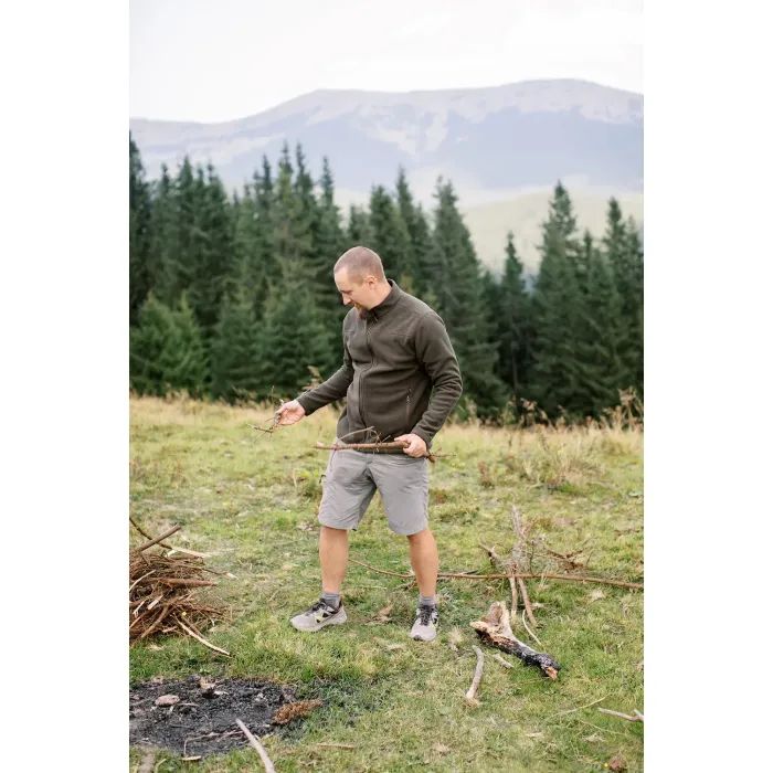 Кофта Tribe Fleece Jacket Full Zip T-KJ-0011-sand, 46 (T-KJ-0011-sand-46) зображення 3