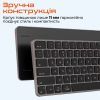 Клавиатура Meetion K210 Bluetooth/Wireless Black (MT-K210MW-A-RUA) изображение 6