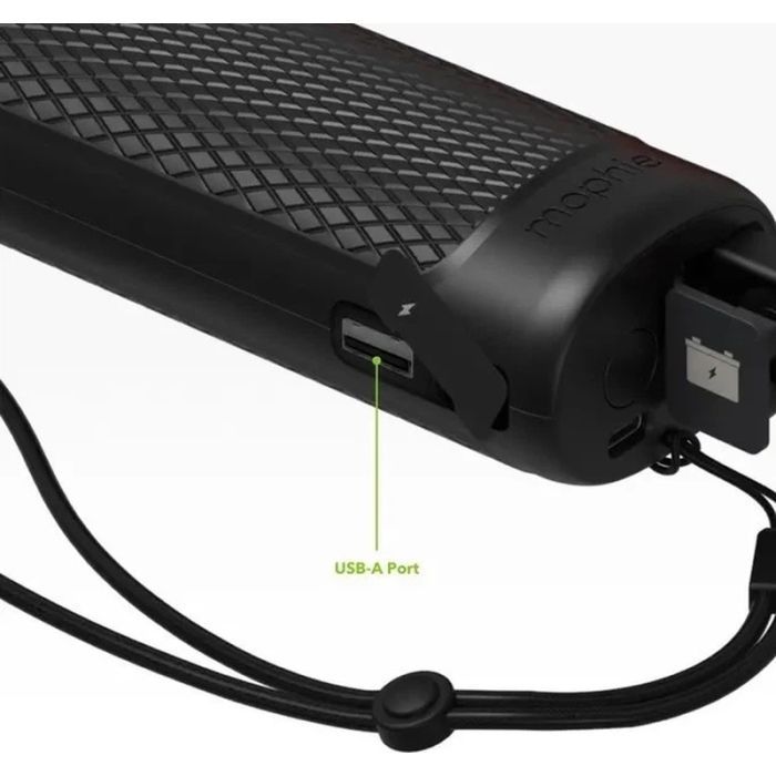 Пуско зарядное устройство Mophie 9900mAh 2A, бустер 400A, встроенный фонарик 450lm, Black (53046) изображение 5