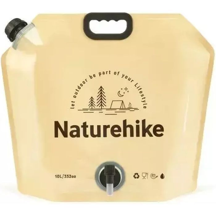Відро складне Naturehike CNK2450CF027 для води 10 л, жовте (6927595798355)