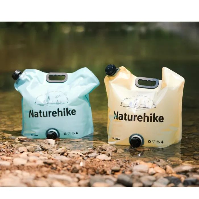 Відро складне Naturehike CNK2450CF027 для води 10 л, жовте (6927595798355) зображення 7