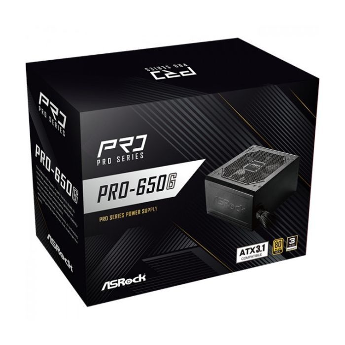 Блок питания ASRock 650W (PRO-650G) изображение 5