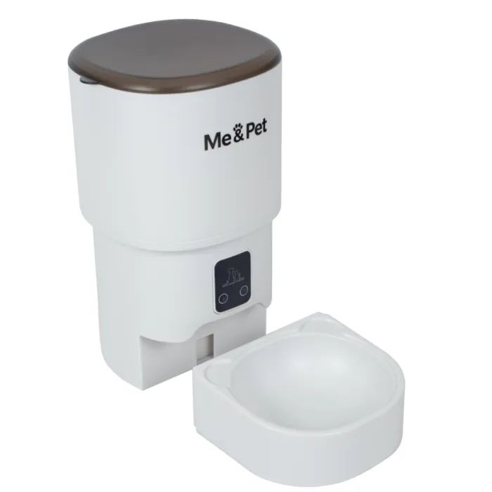 Універсальний посуд для тварин Me&Pet Годівниця розумна 4 л біла (NMP29) зображення 4