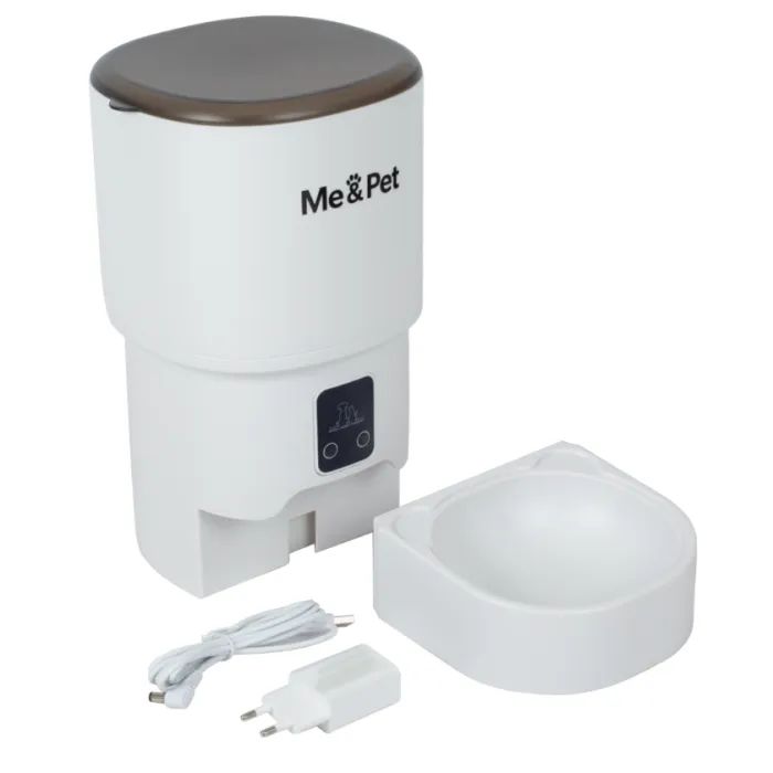 Універсальний посуд для тварин Me&Pet Годівниця розумна 4 л біла (NMP29) зображення 5