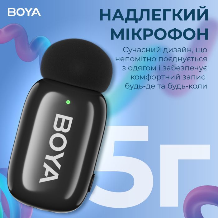 Микрофон Boya mini-16 Type-C Black (mini-16) изображение 6