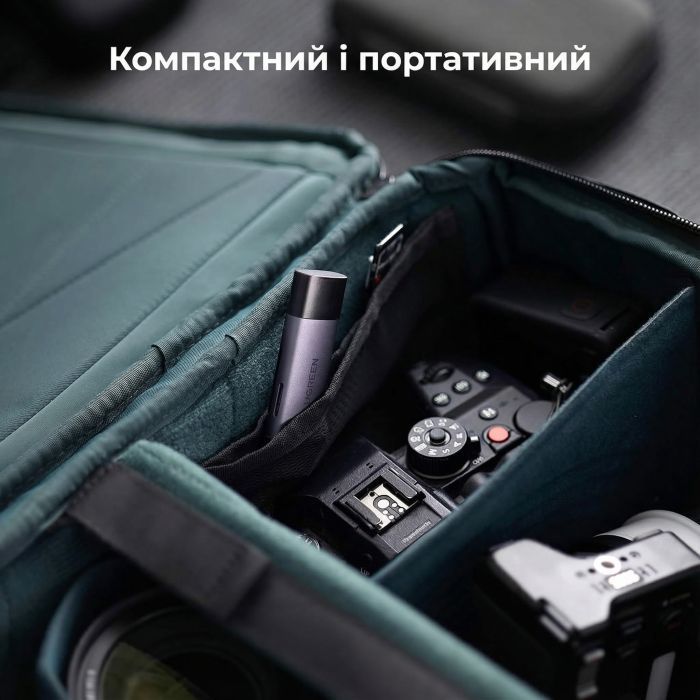 Зчитувач флеш-карт Ugreen USB-C + USB to TF/SD 3.0 CM185 gray (50706) зображення 6