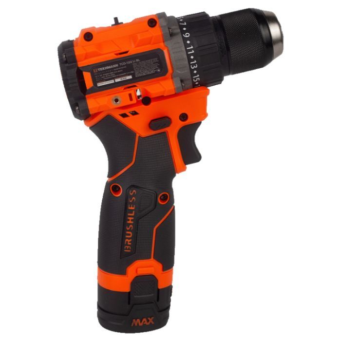 Шуруповерт Tekhmann TCD-12/2 Li BL, 12V, 2x1.5Ah (854606) зображення 4