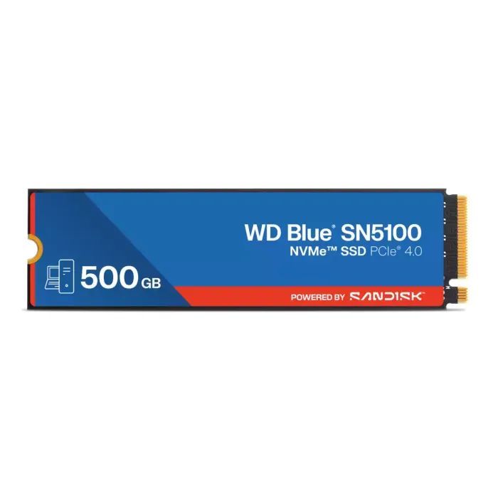 Накопитель SSD M.2 2280 500GB BLUE SN5100 WD (WDS500G5B0E-00CPE0)