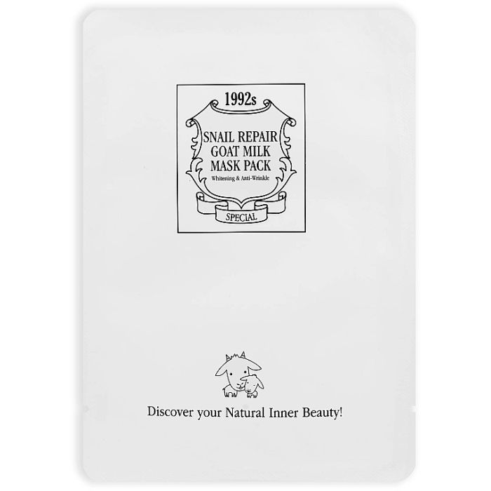 Маска для лица Chamos Acaci Snail Repair Goat Milk Mask Pack 23 мл (8809071360820)