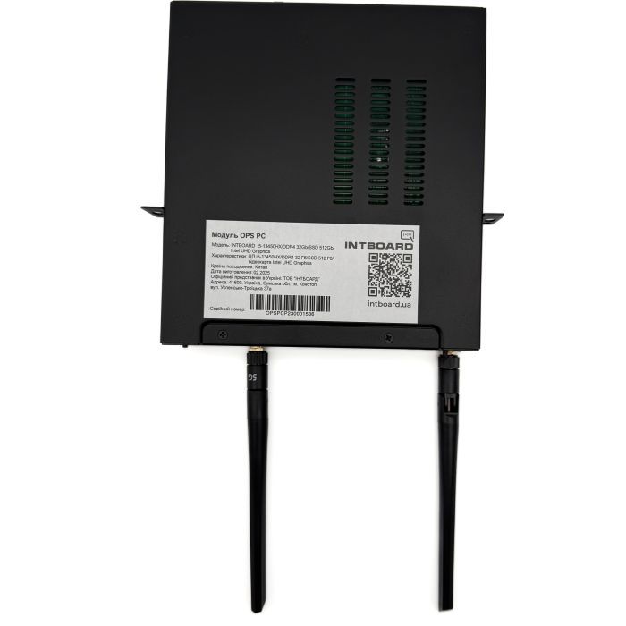 Компьютер Intboard OPS PC i5-13450HX/DDR4 32Gb/SSD 512Gb/Intel UHD Graphics (10739006) изображение 9