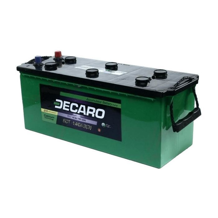 Аккумулятор автомобильный DECARO 140Ah-12v MASTER (513х189х217), L, EN900 (6СТ-140 А3 (3) M)