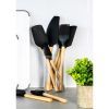 Лопатка кухонна KitchenAid Classic для тіста 30,1 см чорний (KQG630OHOBE) зображення 6
