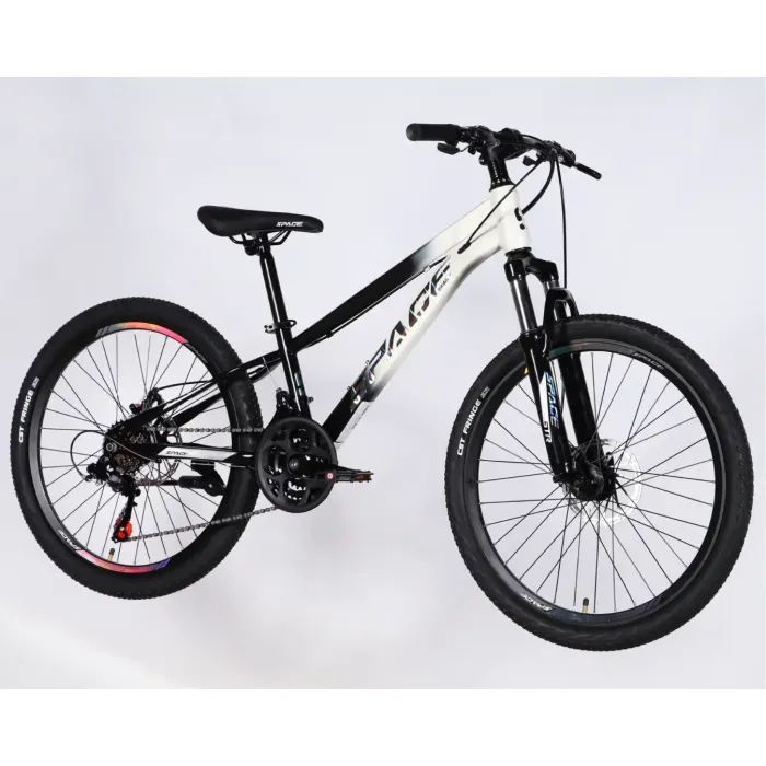 Велосипед Space 24" MARS DD FR рама-11" ST 2026 чорний з білим (OPS-SP-24-059) изображение 2