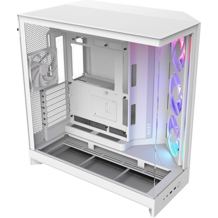 Корпус для ПК NZXT H9 Flow RGB Dual-Chamber White (CM-H92FW-R1) изображение 2