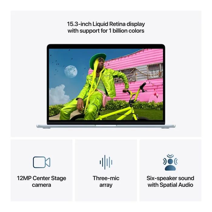 Ноутбук Apple MacBook Air 15 M5 A3448 Starlight (MDVF4UA/A) зображення 5