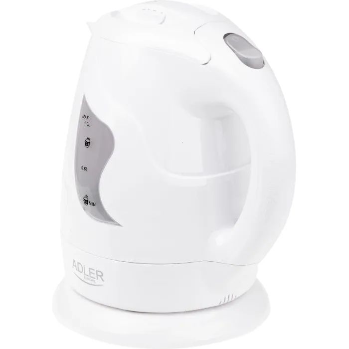 Електрочайник Adler AD 08 white зображення 2