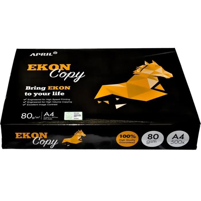 Папір A4, 80 г, 500 л, APRIL EKON COPY класc C, APRIL (OP-EKON-A4-80-C) зображення 2