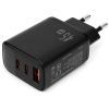 Зарядний пристрій Vinga 2xUSB-C + USB-A Display 45W (VCR45ACCDB) зображення 7