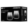 Набір склянок Ardesto Black Mars Mira 460 мл, 2шт, скло, сірий (AR2640GRG) зображення 3